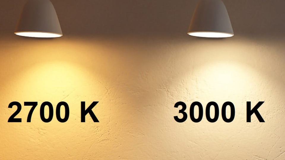 Diferencias entre bombillas de 2700k y 3000k