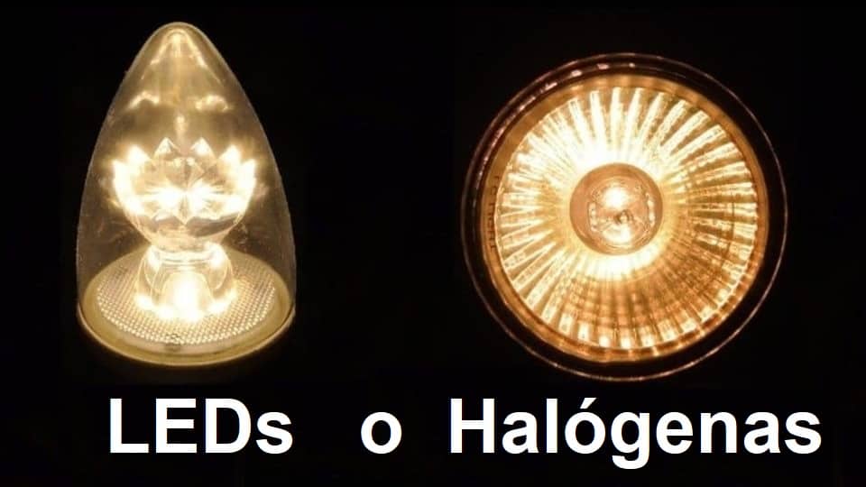 halógena vs LED