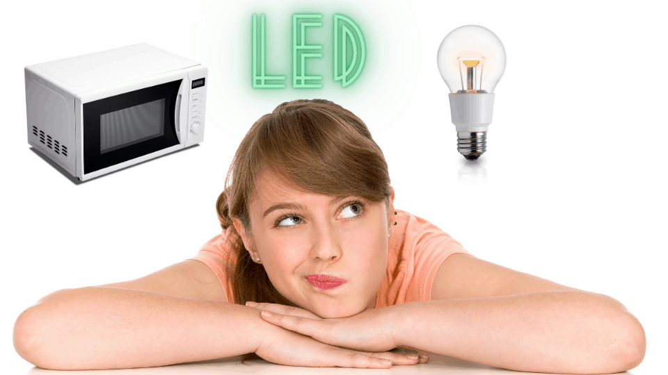 bombillas LED para microondas
