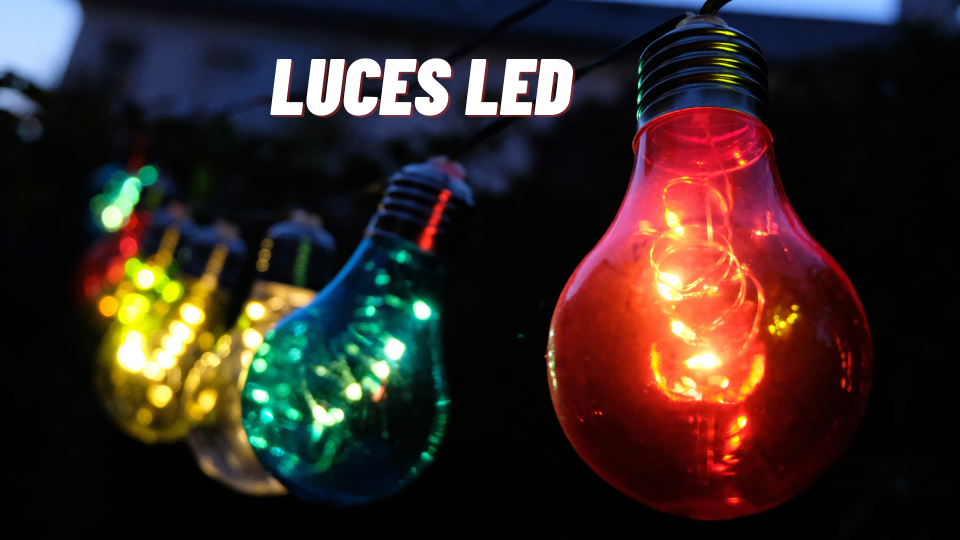 Luces LED policromáticas